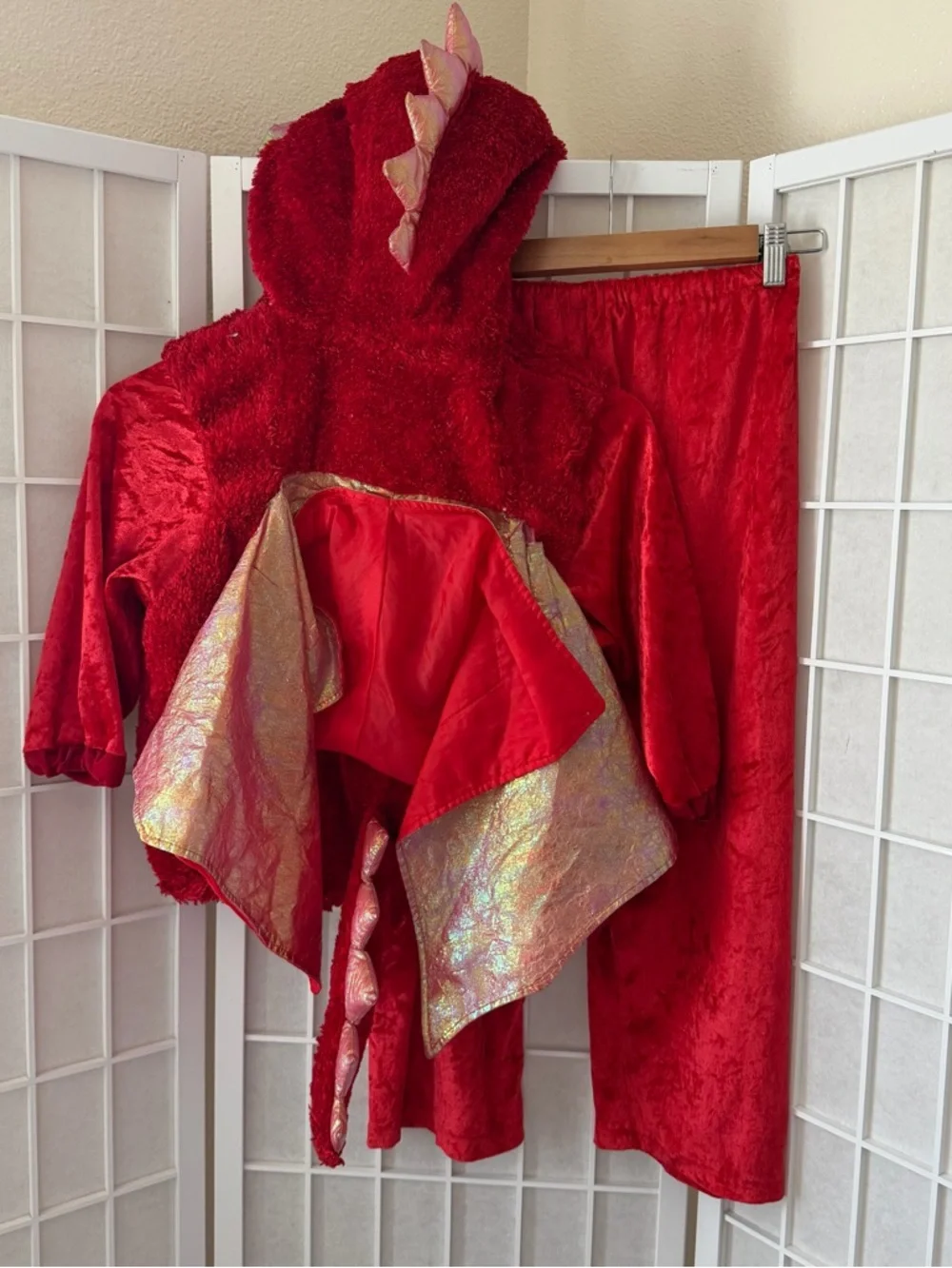 Youth Children's Red Dragon Halloween Costume Large